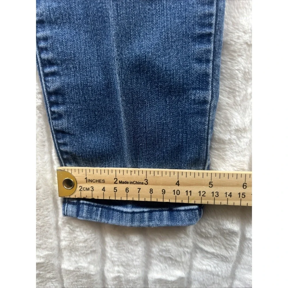 Democracy Jeans Womens 6 Blue Ab Technology Medium Wash Mid Rise Skinny‎ Stretch